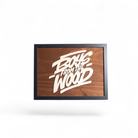 Boys From The Wood Bilderrahmen (quer)