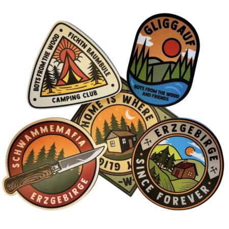 Boys From The Wood Stickerpack - Camping Club