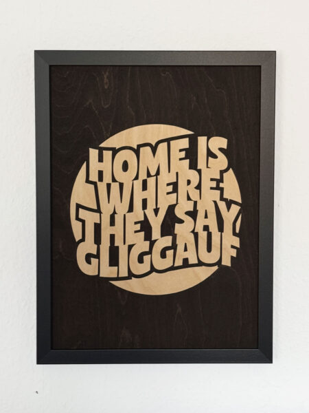 Bilderrahmen HOME IS WHERE