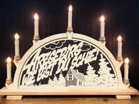 Boys From The Wood -  Schwibbogen - ARZGEBIRG WIE BIST DU SCHIE! - AUF BESTELLUNG!!!
