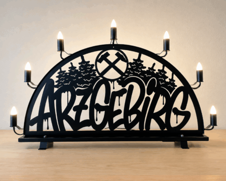 Außenschwibbogen Metall "Arzgebirg" - 160 cm