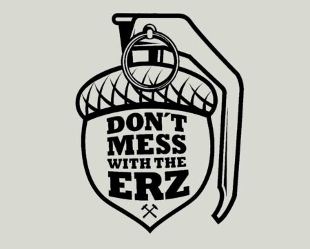 Dont Mess With The Erz Statement Sticker - schwarz