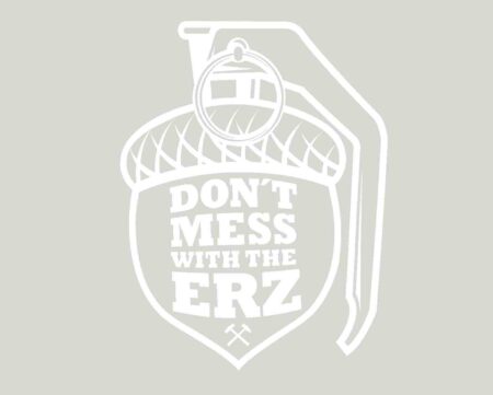 Dont Mess With The Erz Statement Sticker - weiß